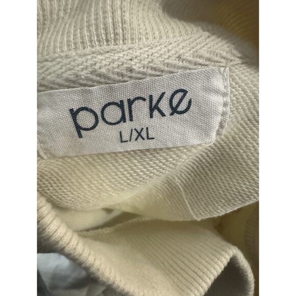 Parke Limited Edition NYC Pop-Up Patch Sweatshirt Embroidered Central Parke L/XL - Picture 6 of 14